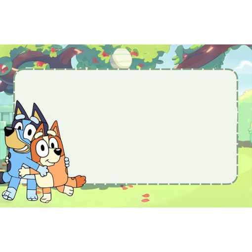 Picture of NAME TAG BLUEY 88X55MM